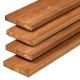Thermo Wood Vlonderplank 2.6x14 cm.  2-zijdig glad geschaafd.