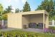 Blokhut - Tuinhuis Rosanne Met Overkapping 300 + 298x250cm