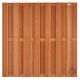 Hardhout scherm Elephant Kempas 180x180 cm. 14 plank 3 tussenlat