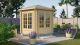Blokhut - Tuinhuis Nora 6-Kant. Houtdikte 34MM. Afmeting B354xD316 cm.