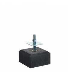 Betonpoer mini Antraciet 18x18x10 cm. Excl. hoogteverstelling.