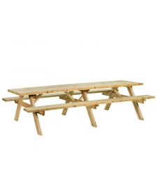 Picknicktafel Superieur L300xB154xH74 cm.