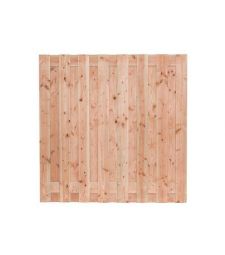 Tuinscherm Zillertal 180x180 cm. Douglas 15 plus 2 planks.