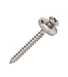 Golfplaatschroef 4.5x40 mm. RVS A2. Per 200 stuks.