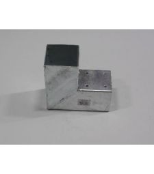 Verbindingsstuk 2-weg Hoekmodel 9x9 cm.