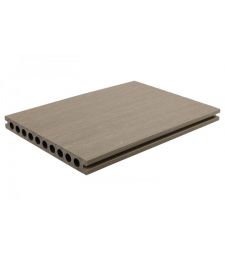 Fiberdeck Premium Ultrashield Light Grey Composiet Vlonderplank 2.3x21.0 cm.