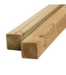 Paal geimpregneerd Vuren 14,5 x 14,5 x 250 cm