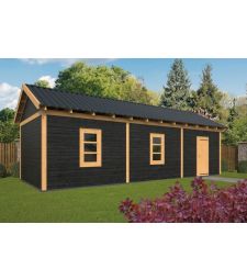 Geschaafd Lariks/Douglas Zwart Zadeldak Hamar L Type 8