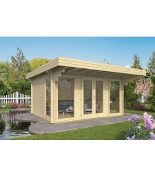 Blokhut - Tuinhuis Lory 435 x 350 + 120cm