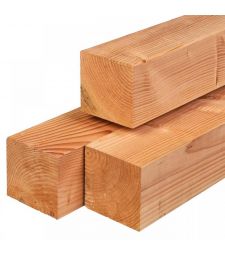 Douglas paal geschaafd, gedroogd 4vk 19,0 x 19,0