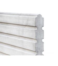 Berton@ Deens Rabat Motiefplaten  Wit/Grijs 26x3.5x184cm (Systeem B)