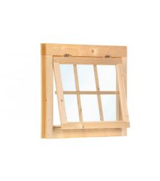 Uitzetraam Enkel W3 Vuren 93 x 77CM