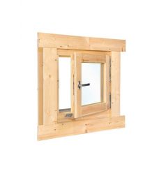 Draai-/Kiepraam Enkel L5.1 Vuren 62,5 x 62,5CM