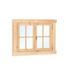 Draai-/Kiepraam Dubbel L6 Vuren 128,5 x 100,5CM