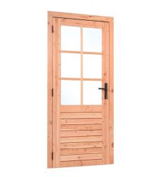 Deur Enkel Met Raam RS Red Class Wood. Afmeting 100 x 205CM