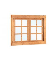 Draairaam Dubbel RS Red Class Wood. Afmeting 125,2 x 90CM