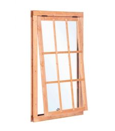 Douglas Uitzetraam 9-Ruits. Afmeting 1000 x 1554MM.