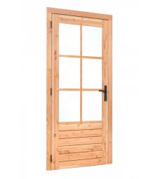 Douglas Enkele Glas Deur Dubbelglas 6-Ruits LD  Afmeting 1100 x 2150MM