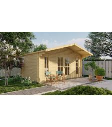 Blokhut - Tuinhuis Gustav. Houtdikte 44MM. Afmeting  B500 x D380