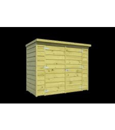 Tuinberging Hagenow, Vuren Groen Geïmpregneerd L204x B118 x H177 cm