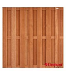 Elephant AANBIEDING schutting duurzaam hardhout FSC 39x1800x1800mm 14 planks V-g