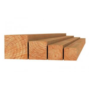 Douglas paal fijnbezaagd 9x9x300 cm.