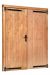 Opgeklampte Deur Dubbel LS Red Class Wood. Afmeting 185 x 205CM