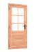 Douglas Enkele Glas Deur 6-Ruits. RD Afmeting 1000 x 2050MM